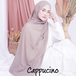 Bella Pashmina New  Fashion Muslim Pashmina Bella Double Hycon-Cappucino