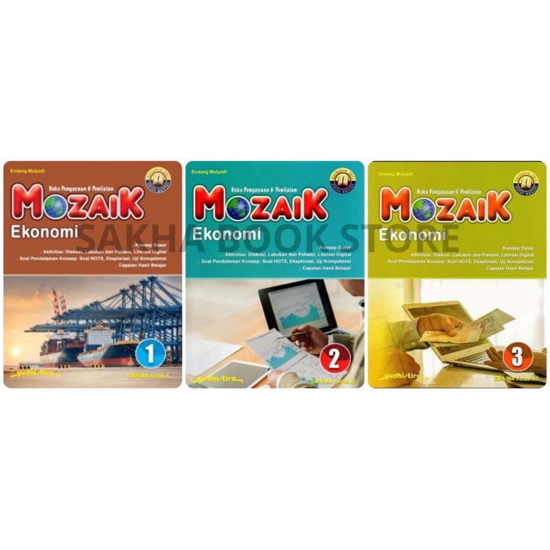 BUKU MOZAIK EKONOMI PENGAYAAN PENILAIAN SMA KELAS 10 11 12 K2013 YUDHISTIRA