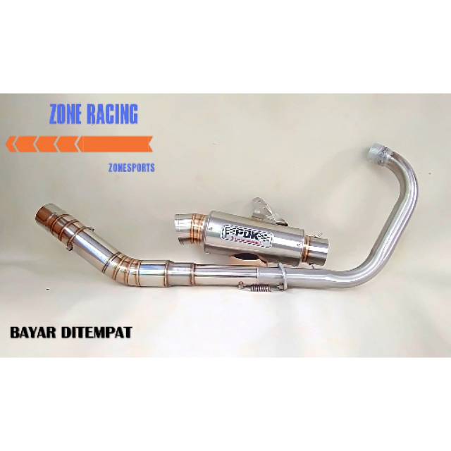 Knalpot Racing PDK Satria Fu Sonic Vixion Cb150r Cbr Gsx Verza Bisyon Dll