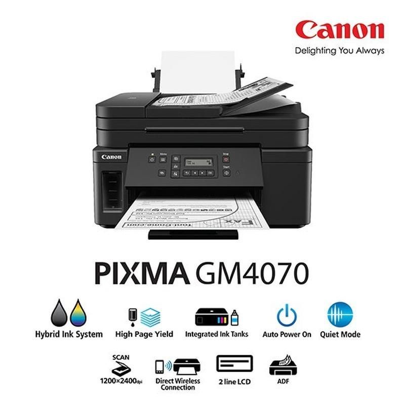 Printer Multifungsi Canon Pixma Ink Efficient GM4070 Print Scan Copy Wifi