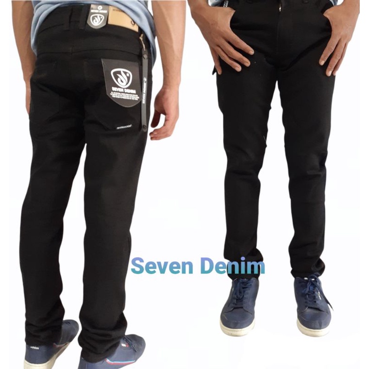 Celana Jeans Hitam Pria - Jeans SEVEN DENIM High Quality Best Seller - COD