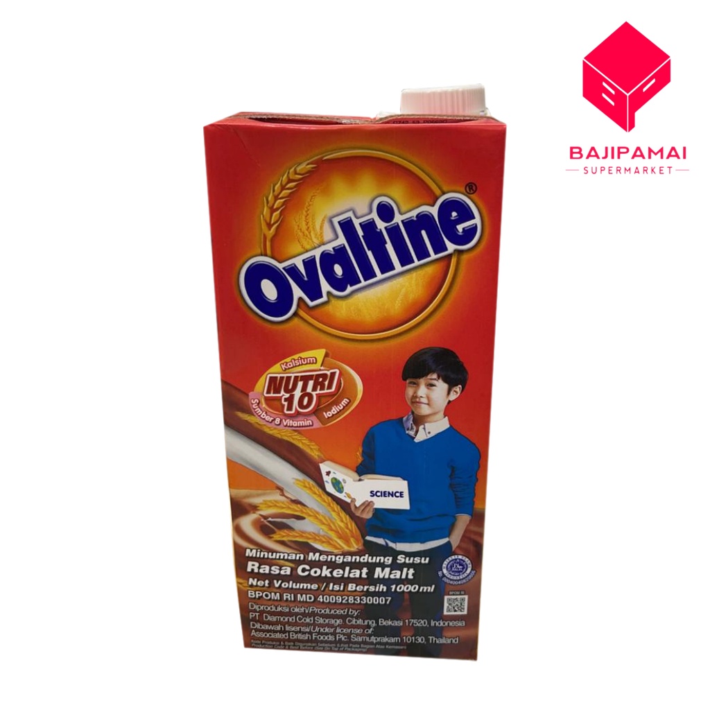 

Ovaltine Susu Rasa Cokelat Malt 1000 ml