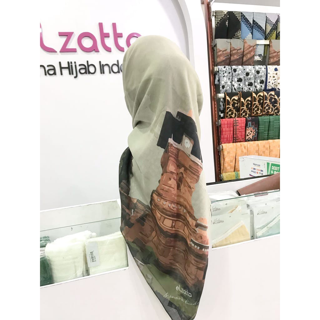 KANARA MENARA KUDUS SCARF PREMIUM ELZATTA