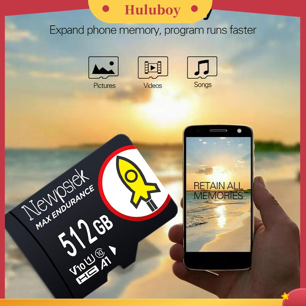 (Huluboy) Kartu Memori TF SD Card 32GB / 64GB / 128GB / 256GB / 512GB / 1TB NEWPSTEK Anti Air Kecepatan Tinggi