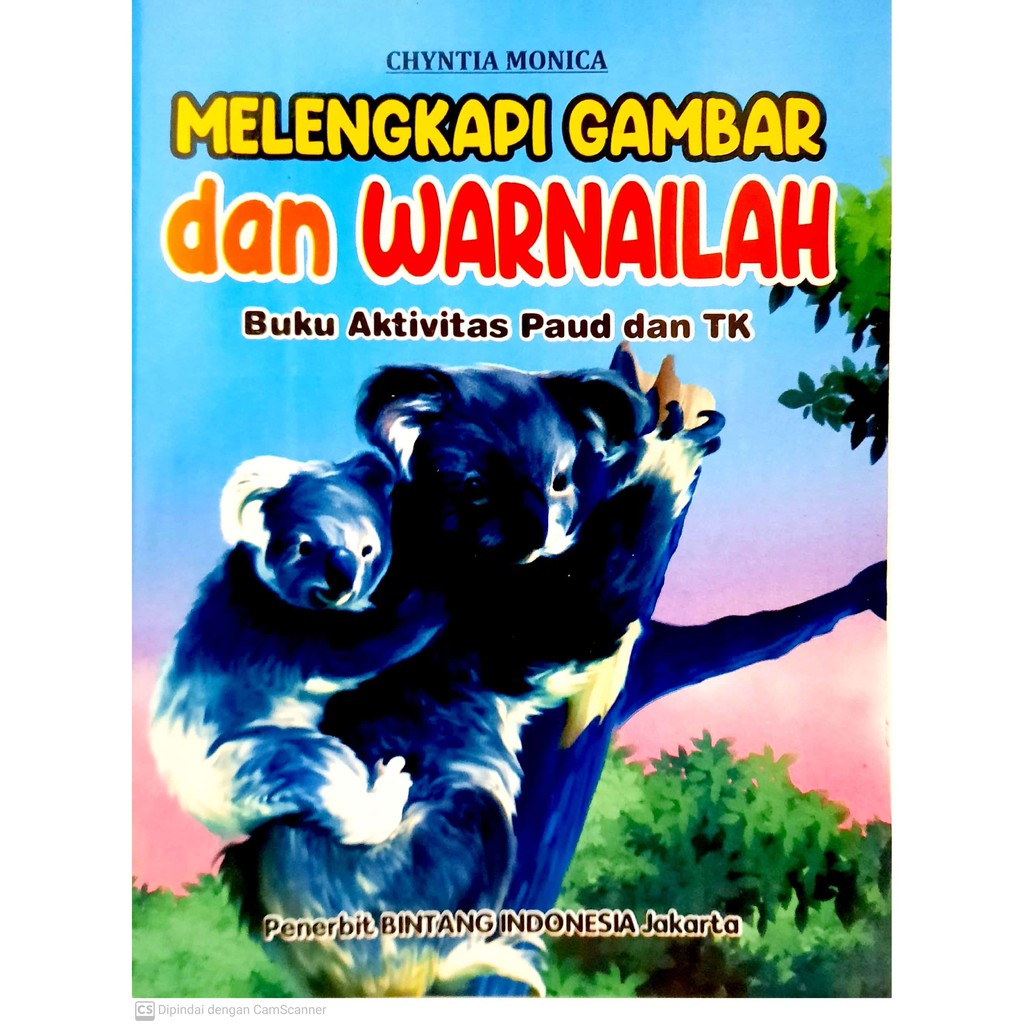 Buku Anak Melengkapi Gambar dan Mewarnai