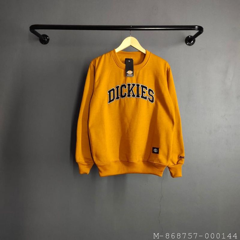 OUTERWEAR PRIA CREWNECK DICKIES FLEECE VNAQ-037Warna: Putih, Hitam, KuningUkuran: L, XL
