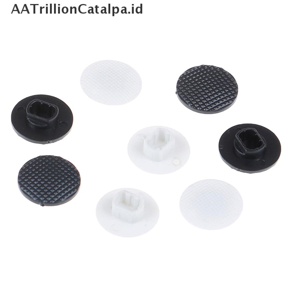 4pcs Tombol joystick analog 3D Warna Hitam Putih Untuk PSP1000