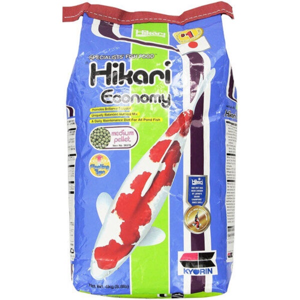 Hikari Economy 4kg Size M Ekonomi 4 kg Pelet Pellet Makanan Ikan Koi