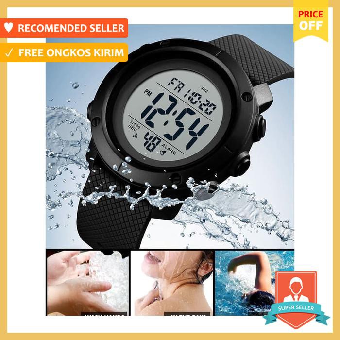 Skmei Jam Tangan Digital Pria 1426 Original Fullblack