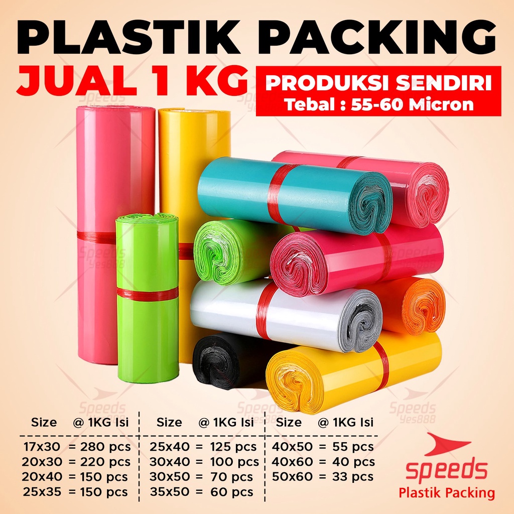 Jual Speeds Plastik Polymailer Plastik Packing Online Shop Kantong Plastik Tebal Premium Dengan 5659