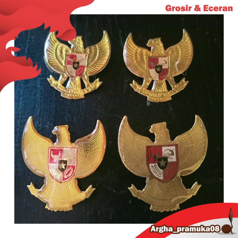 peci paskibraka putra plus pin garuda