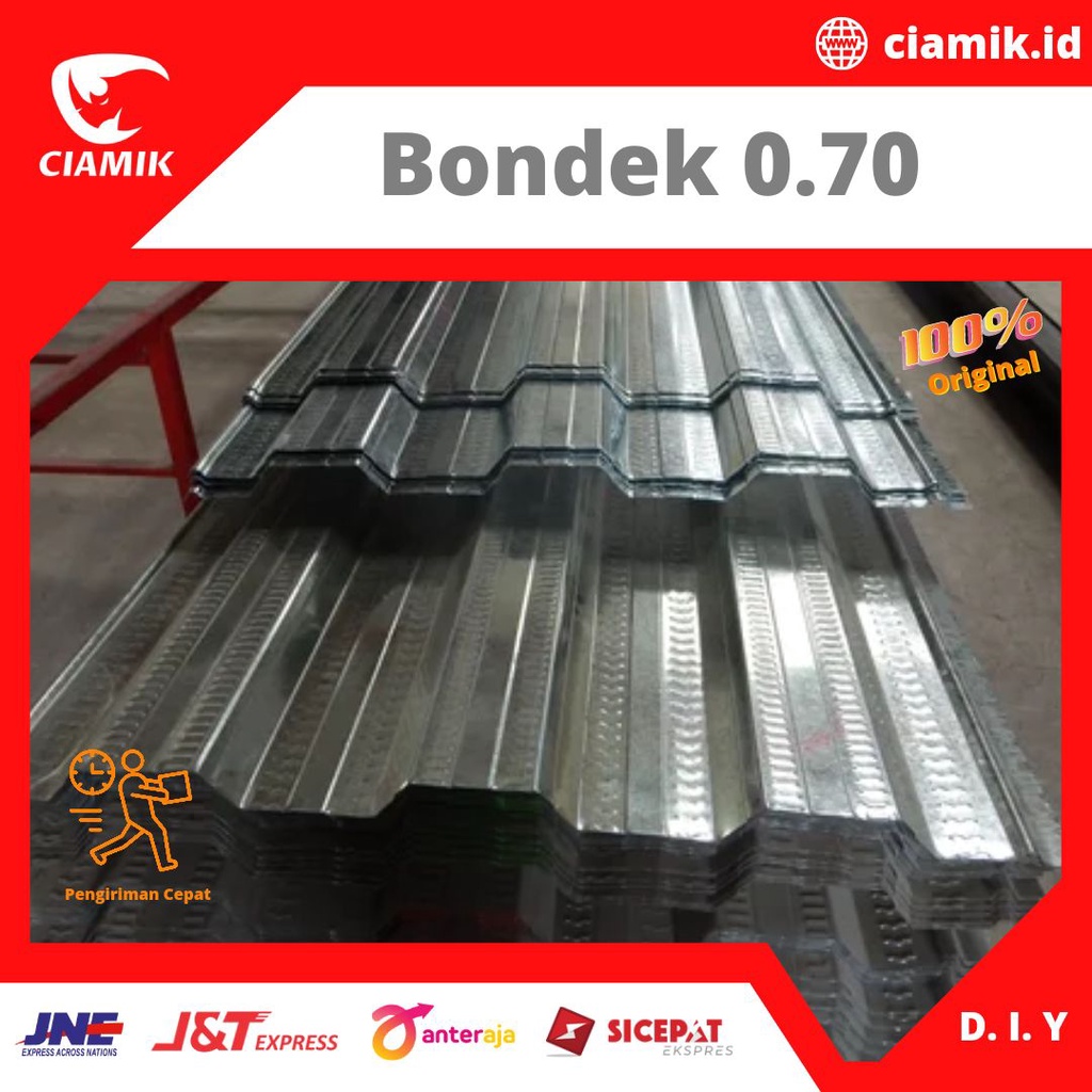 Bondek Cor 0.70 0 70 0,70 5 meter Floordeck Beton Cor Full SNI