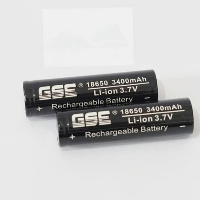 Baterai GSE Hitam 3400mAh IMR 18650