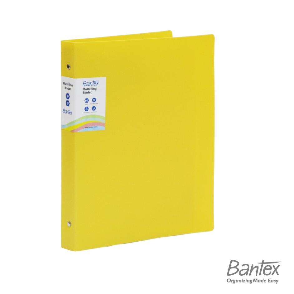 

Model Terbaru Bantex B5 Trendy Multi Ring Binder 26 Hole Fresia Yellow 3126 36