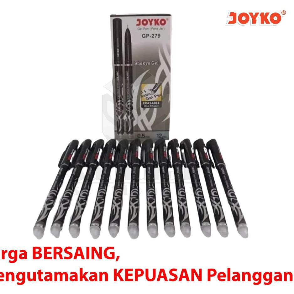 

V8G Erasable Gel Pen Joyko Shokyo GP 279 / Pulpen GelPen Shokyo GP-279 0.5 mm Bisa Dihapus / Laris