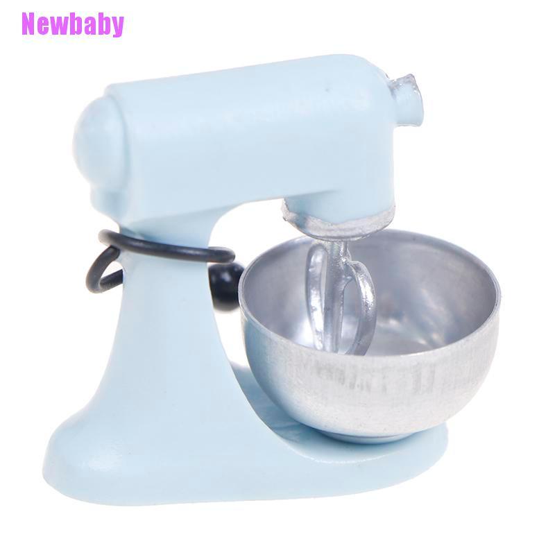 (Newbaby) Mainan Miniatur Mixer Modern Skala 1: 12 Untuk Aksesoris Dapur Rumah Boneka