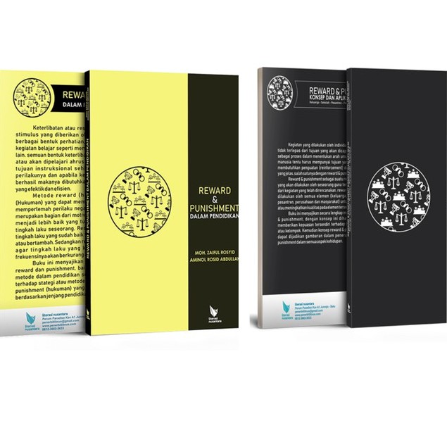 Paket 2 Buku Reward dan Punishment dalam Pendidikan dan Reward dan Punishment Konsep dan Aplikasi - 