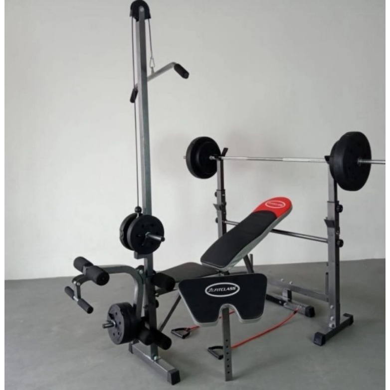 Alat Fitness Bench Press Lat Pull Down FC838