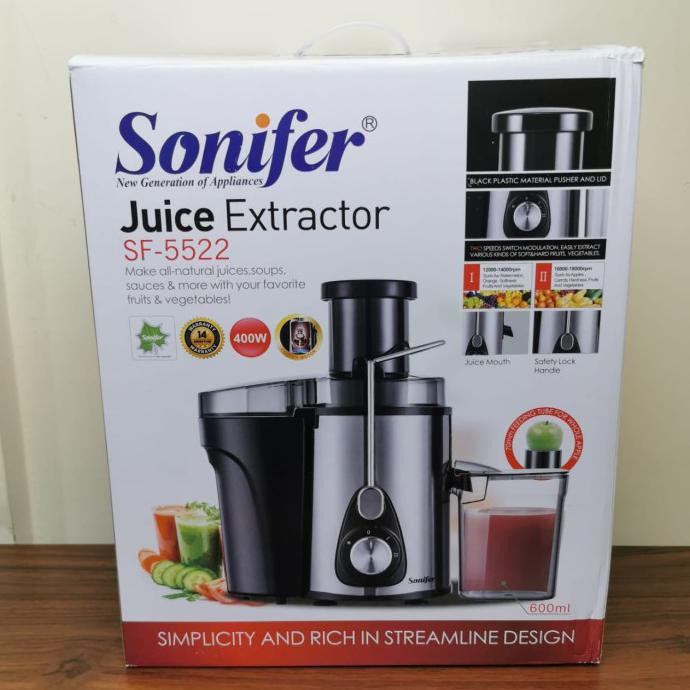 SONIFER JUICE EXTRACTOR Alat Pembuat Jus Tanpa Ampas