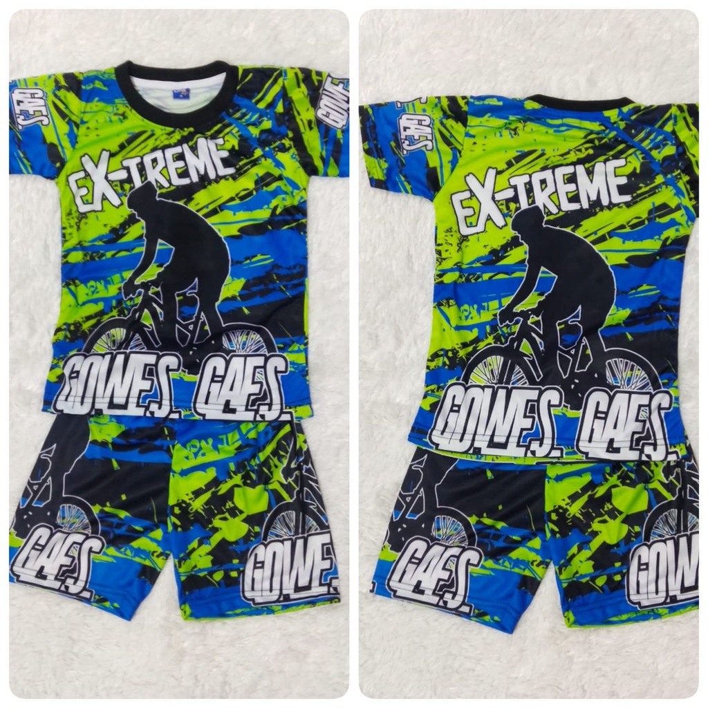 BAJU SETELAN GOWES GAES LENGAN PENDEK ANAK | BAJU GOWES GAES SETELAN LENGAN PENDEK ANAK | SETELAN GO
