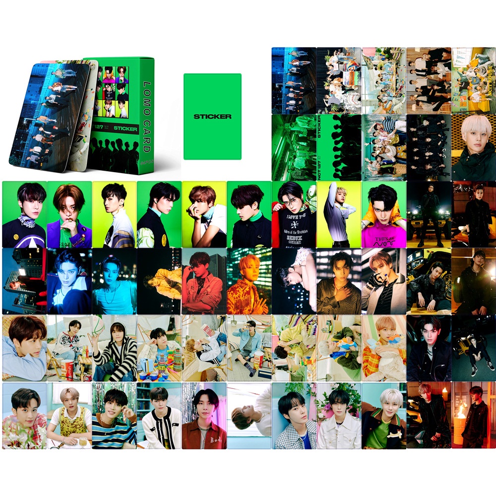 54pcs Kartu Lomo Foto Kpop NCT 127 Seri Lemonade