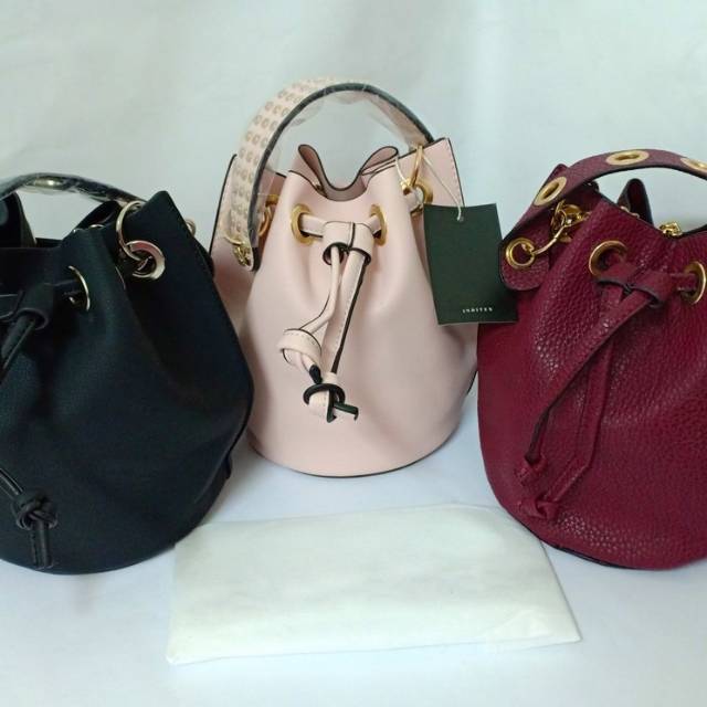 GBJ05 TAS ZARA ORI IMPORT 3308 MINI BUCKET BAG WITH EYELETS