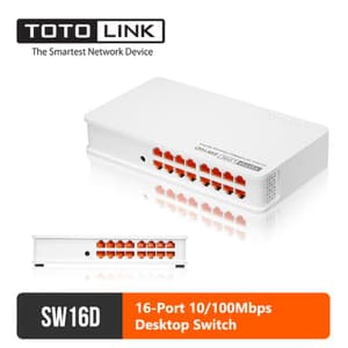 TOTOLINK SW16D 10/100Mbps Switch Desktop 16 Port