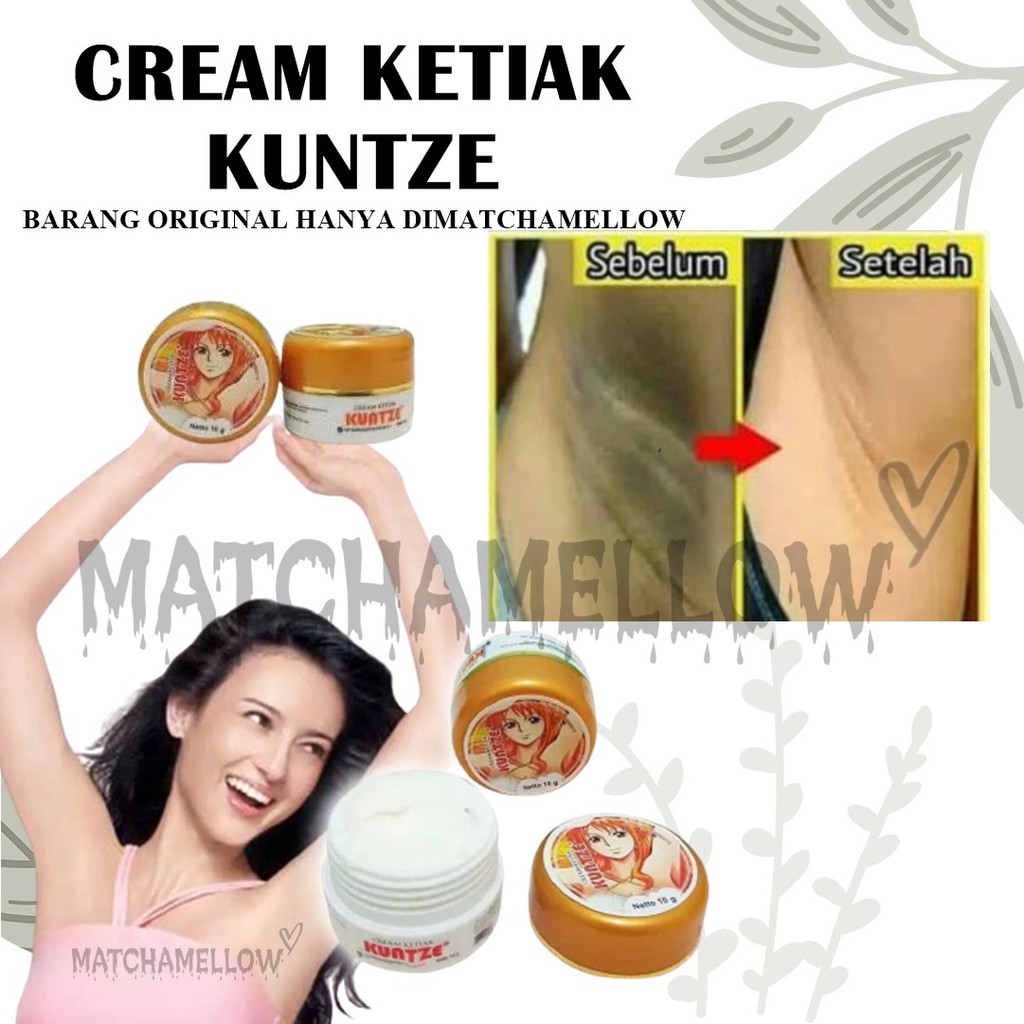 ❄️MATCHA❄️ CREAM KETIAK KUNTZE BPOM / CREAM PENCERAH KETIAK KUNTZE