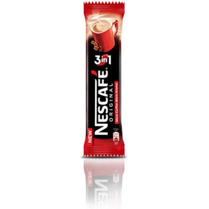 NESCAFE Original 3 in 1 Sachet / Kopi Hitam Sachet Stick Stik 17.5gr x 10 renteng I NESCAFE CLASSIC
