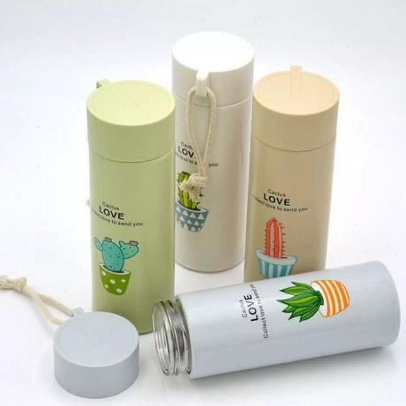 BOTOL KACA KAKTUS / BOTOL MINUM / BOTOL SOUVENIR