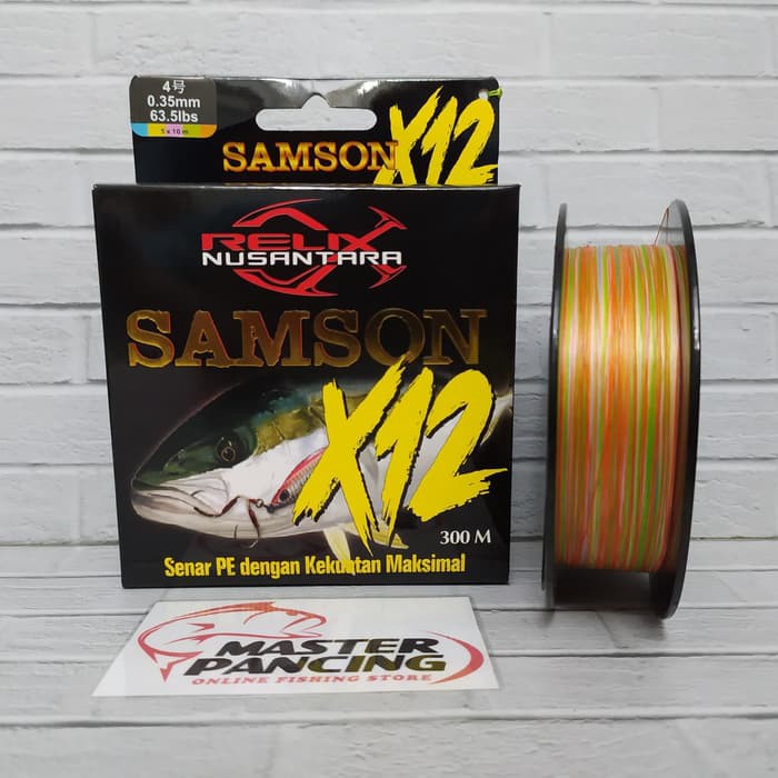Senar Pe Relix Nusantara Samson X12 - Pe 4 - 300m