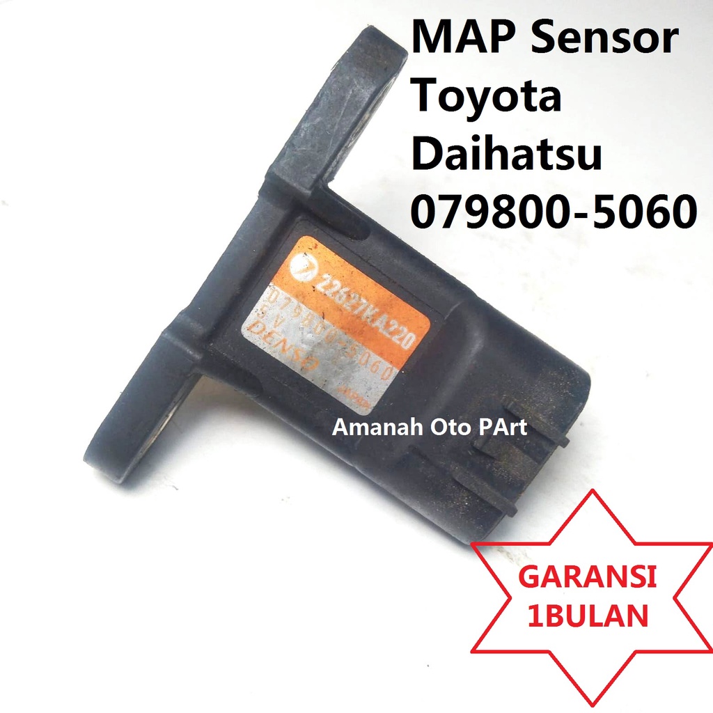 SENSOR MAP INTAKE MANIFOLD Toyota Daihatsu 079800-5060 VAcum Original Asli Ori Asli Copotan