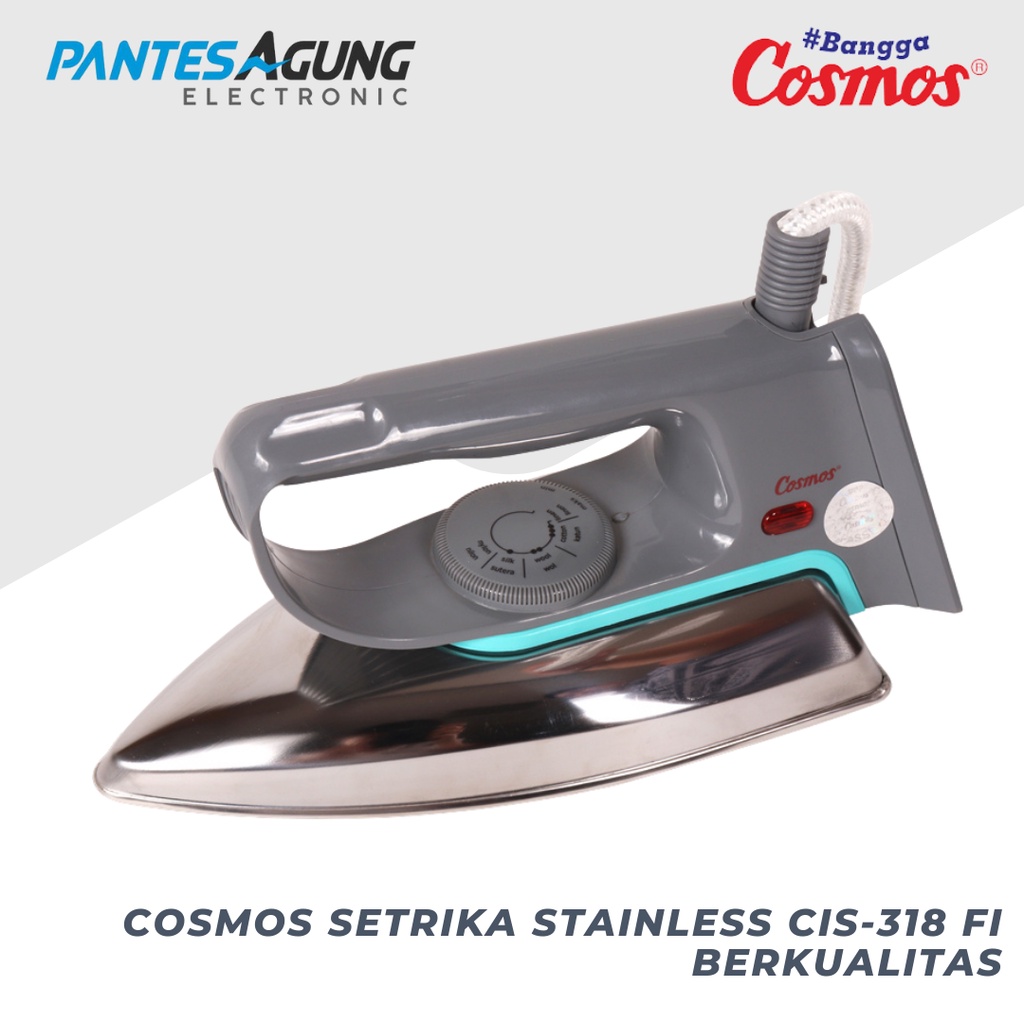 COSMOS SETRIKA STAINLESS CIS-318 FI BERKUALITAS