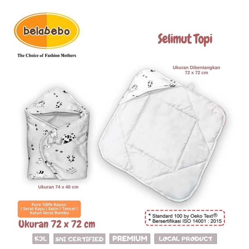 Belabebo - Selimut Topi Bayi /Baby Blanket