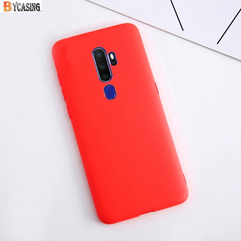 Soft Case Bahan Karet Silikon Dengan Lapisan Microfiber Untuk Oppo F11 Pro F9 F5 A5 A3S A7 A5S A83