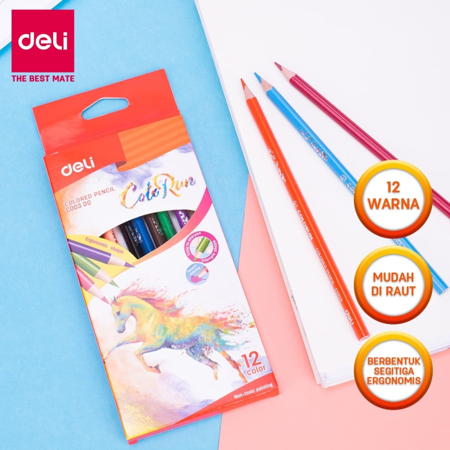 

DELI Colored Pencil 12C EC00300 1 SET