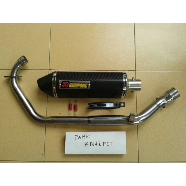 fullset knalpot akrapovic untuk cb150r