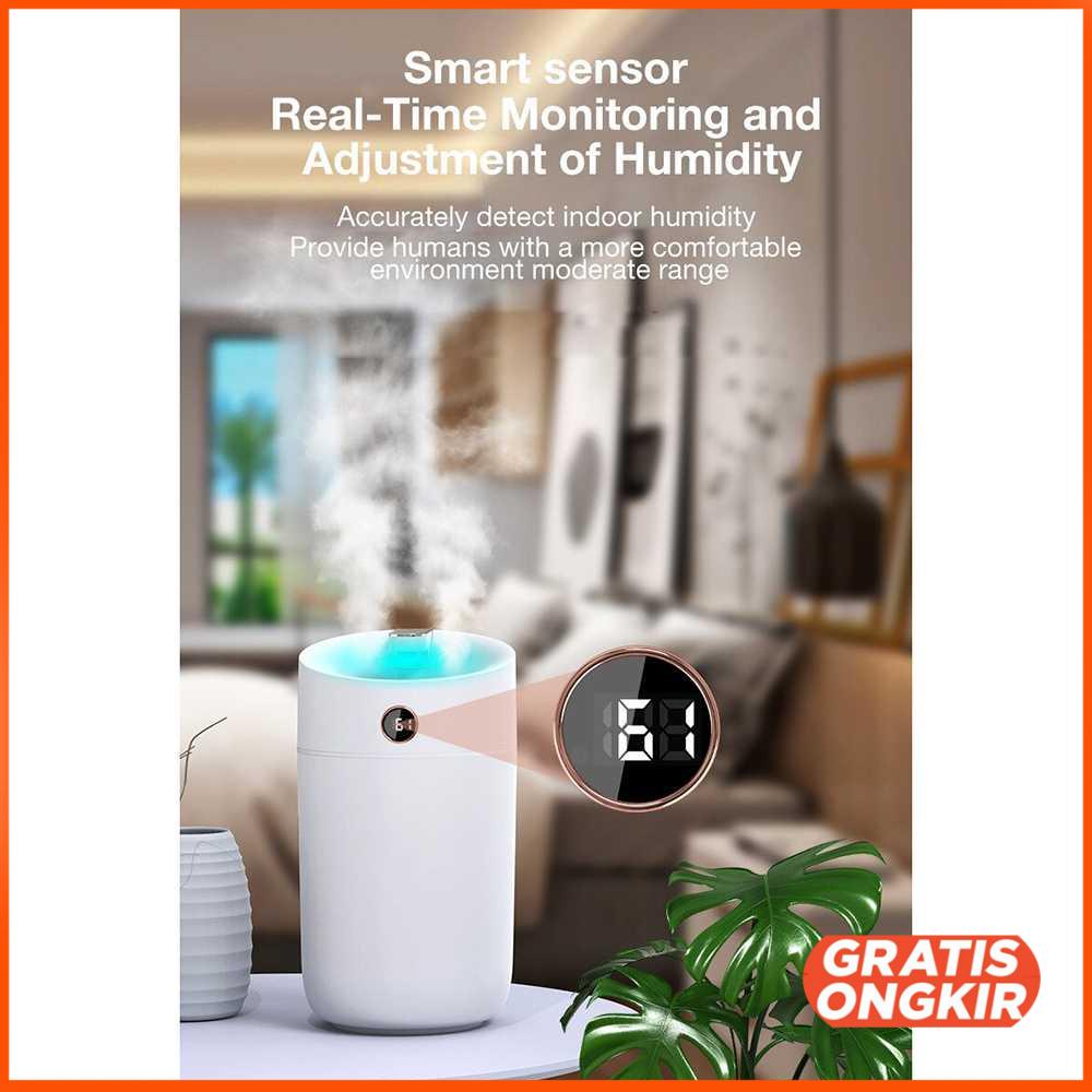 Air Humidifier Aromatherapy Oil Diffuser Double Spray 3L - X11