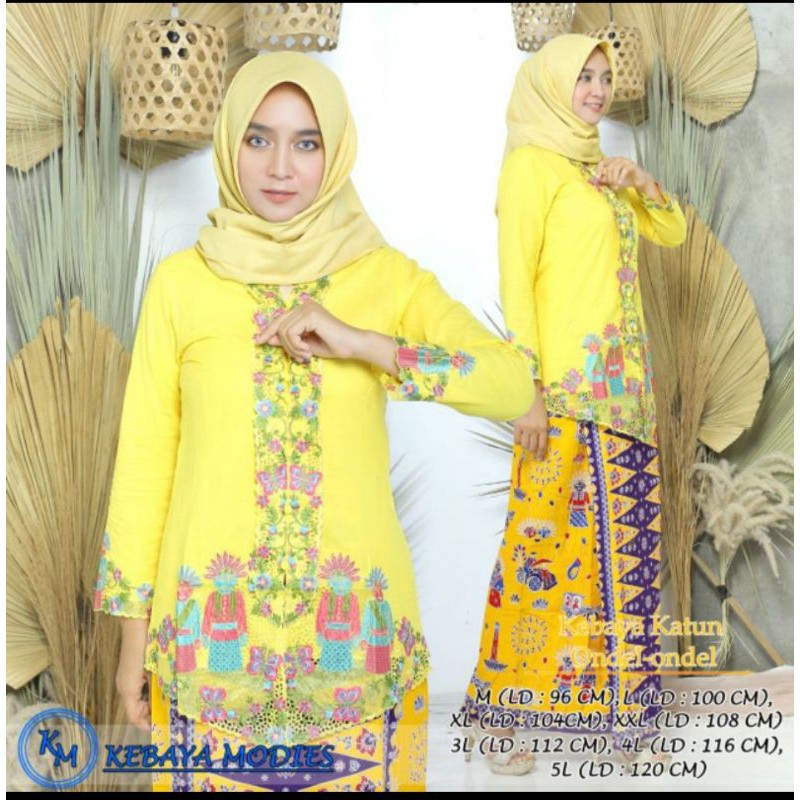 stelan kebaya encim dewasa