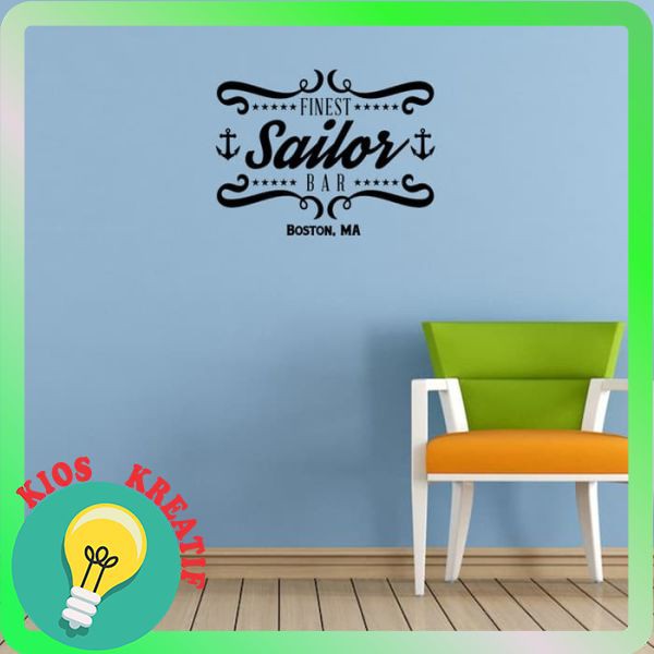 

Terlaris Cutting Sticker Custom Vintage Sailor Stiker Tailor Foto Studio Cafe