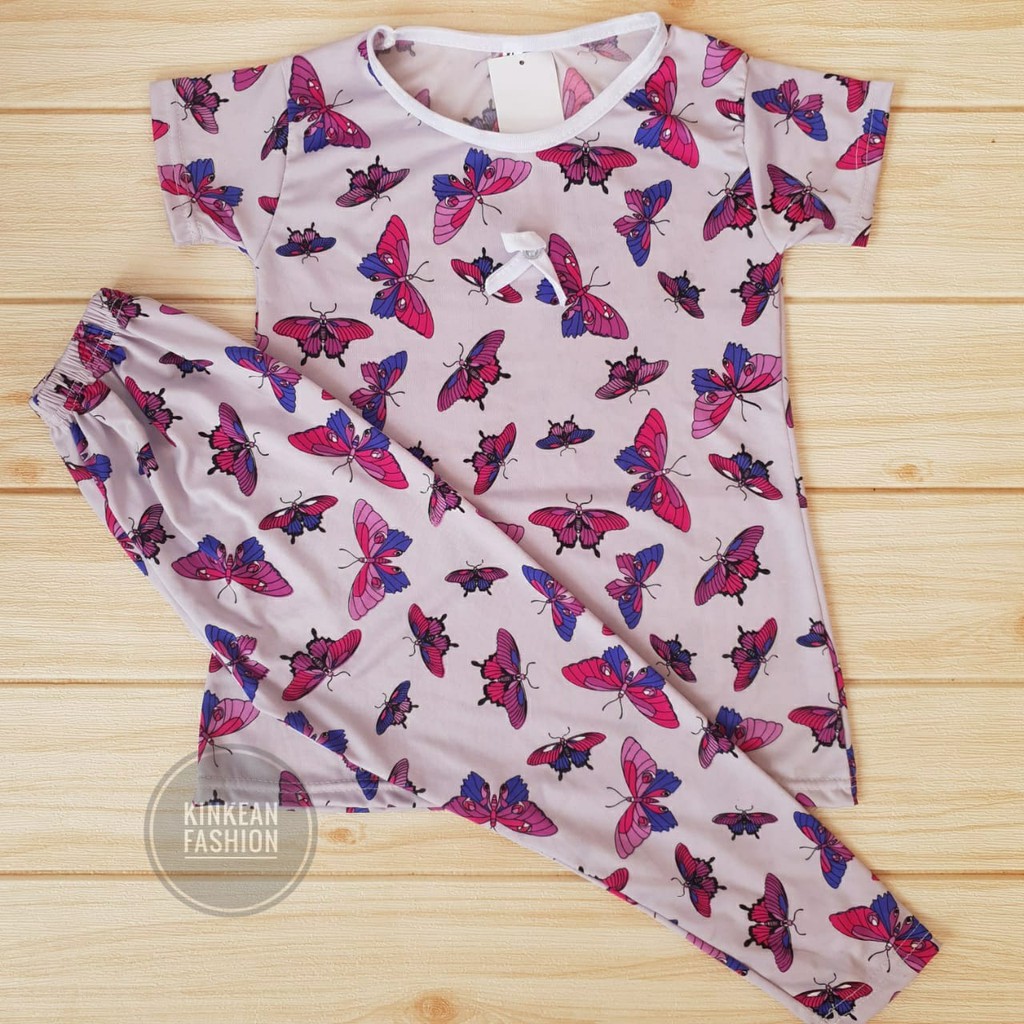 Setelan Spandek Anak Cewek Size XL 6-7Thn