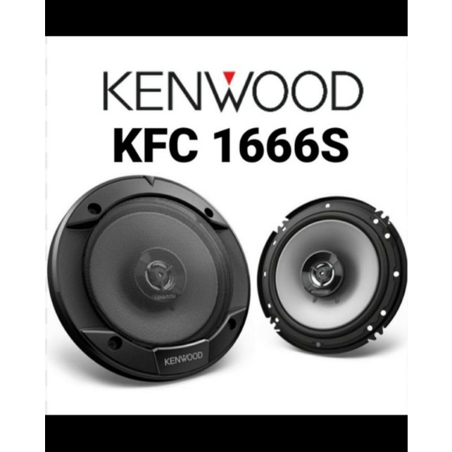 Speaker kenwood KFC S1666 - speaker coaxial kenwood kfcs1666 - speaker 2way kenwood