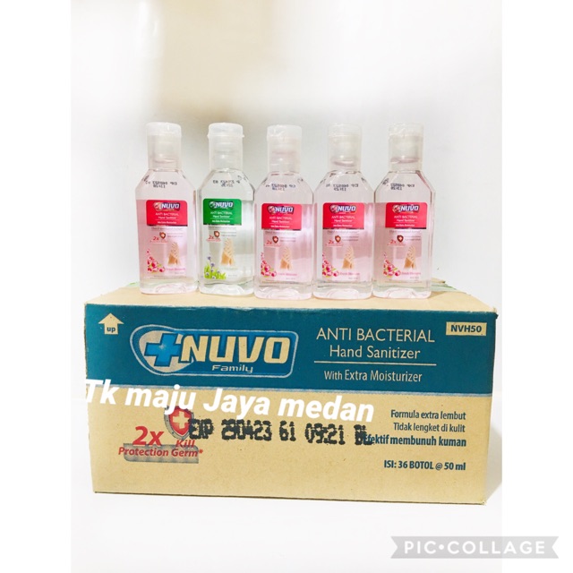 Nuvo Hand Sanitizer 50ml 1dus(3x12) Medan