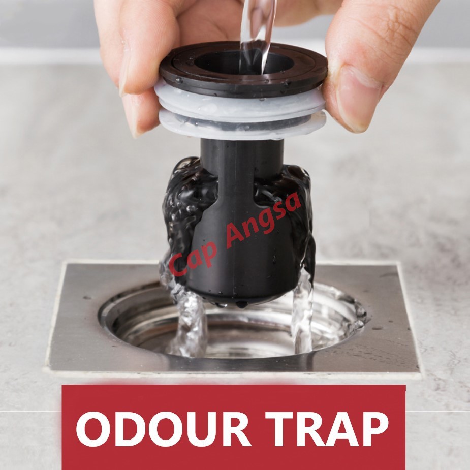 FLOOR DRAIN ODOUR TRAP ANTI BAU GOT PENCEGAH PEMBASMI KECOA SERANGGA ODOURLESS ODOUR PROOF PLUG