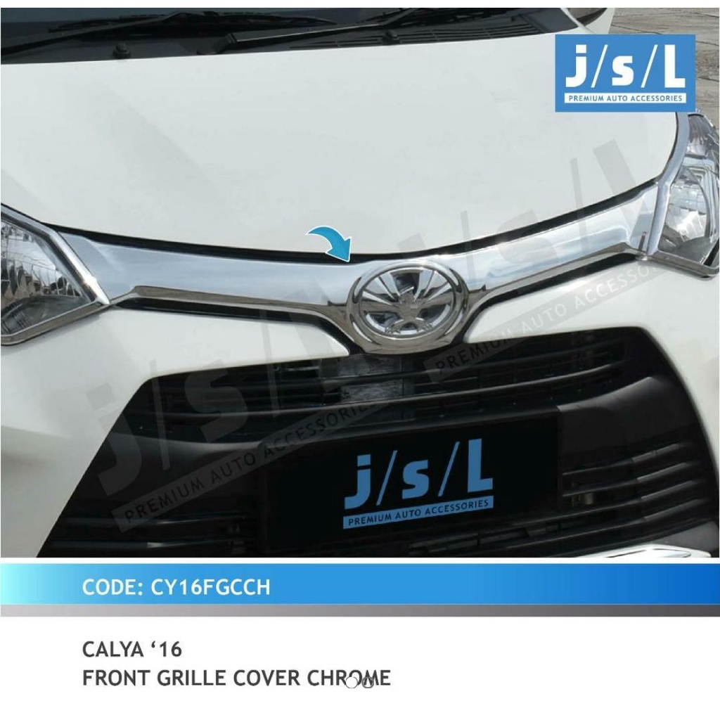 Calya Front Grill Chrome JSL / Front Grille Cover Chrome JSL