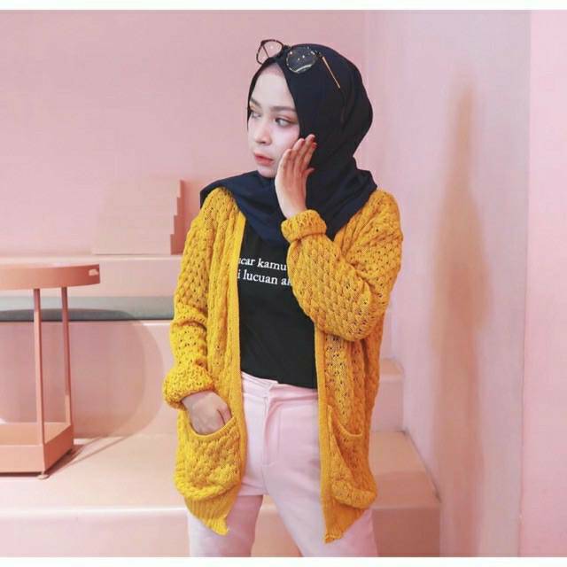 POPCORN CARDIGAN / CARDIGAN RAJUT  / CARDI