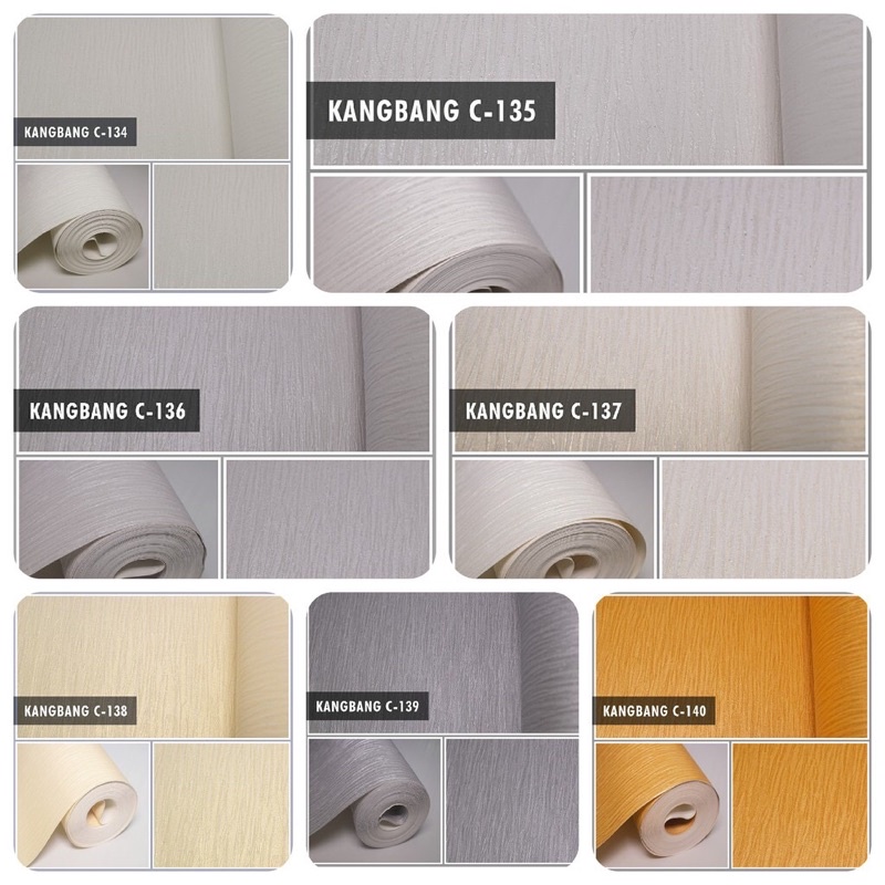 Wallpaper Dinding bahan Vinyl Premium Kode C134-C140  Parkson Wallpaper