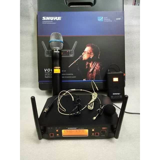 Microphone Wireless Shure GLXD 24 / GLX24 (Handheld + Headset + Clip On)