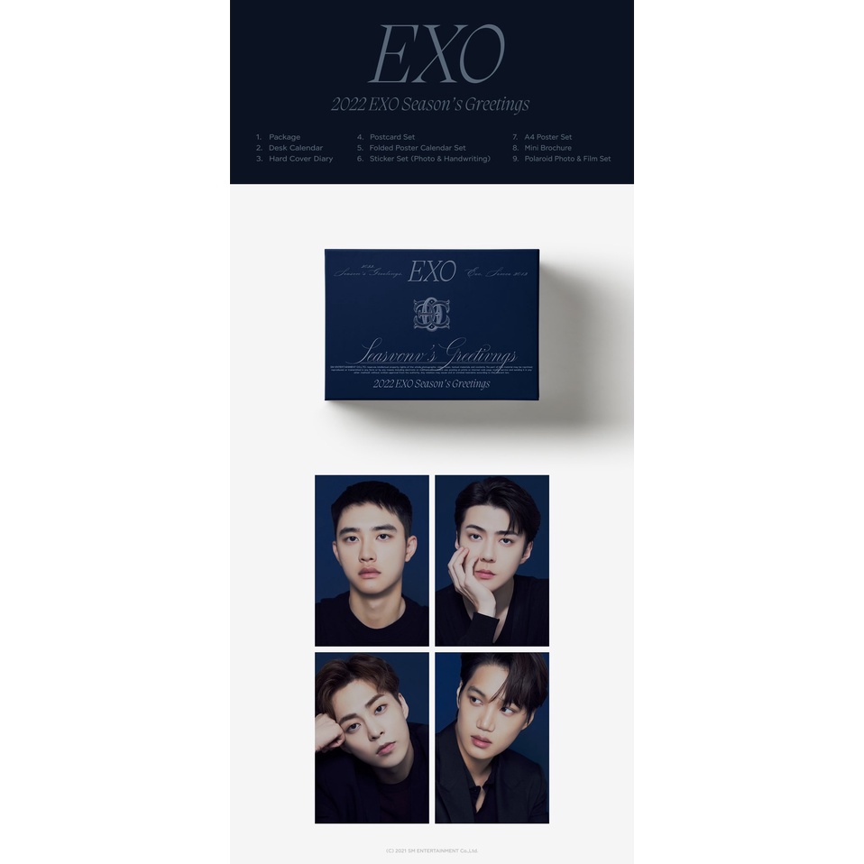 Ready Stock - Sharing EXO 2022 Season's Greetings