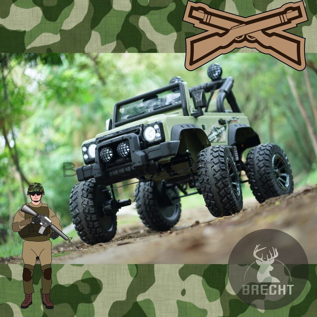 Mainan Anak Mobilan Aki Jeep Monster Rocky SHP VOLTA 5008